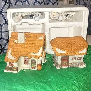 1987 Department 56 Diken's Village Series Barley Bree Farm